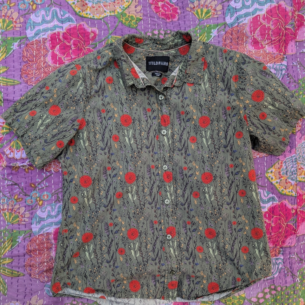 Wildfang Floral Button-Up Shirt